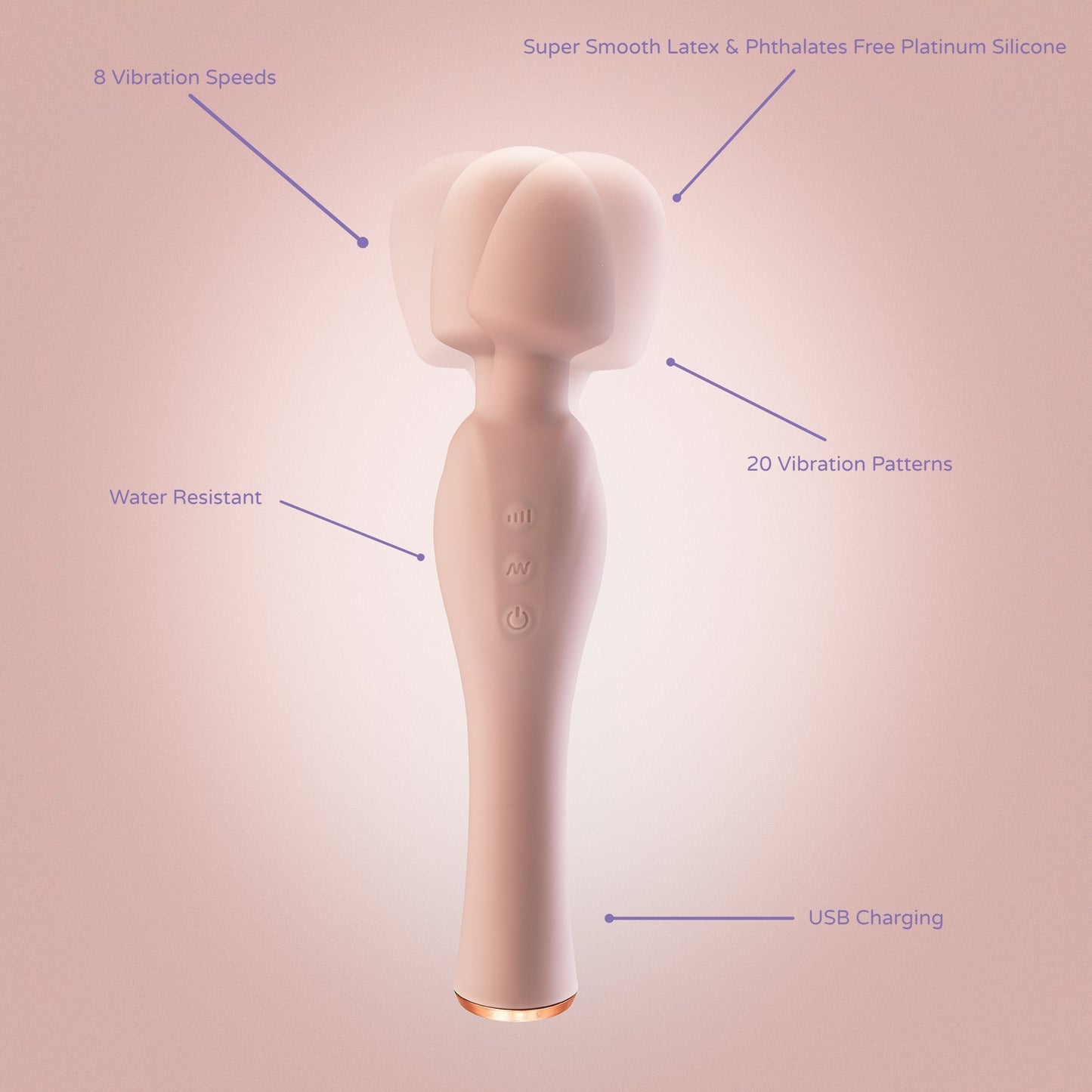 Wand Vibrator | Hera Powerful Wand SmootherVibes Wand Vibrator | Hera Powerful Wand SmootherVibes